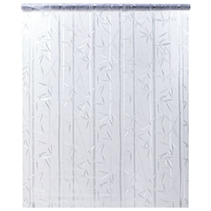 Fensterfolien 4 Stk. Matt Bambus-Muster PVC