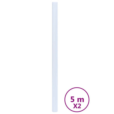 Fensterfolien 2 Stk. Matt Jalousien-Muster PVC