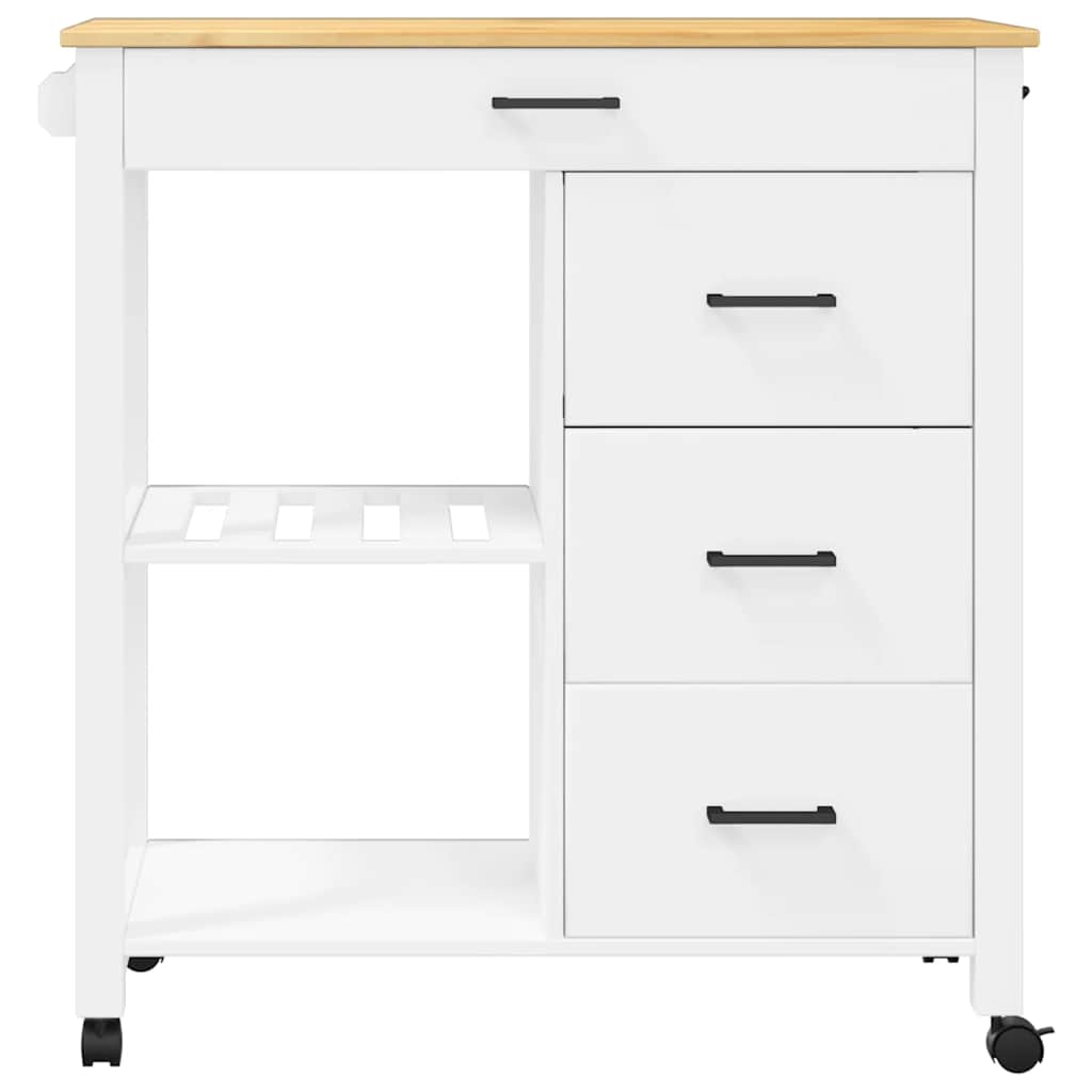 Küchenwagen MONZA 84x40x88,5 cm Massivholz Kiefer