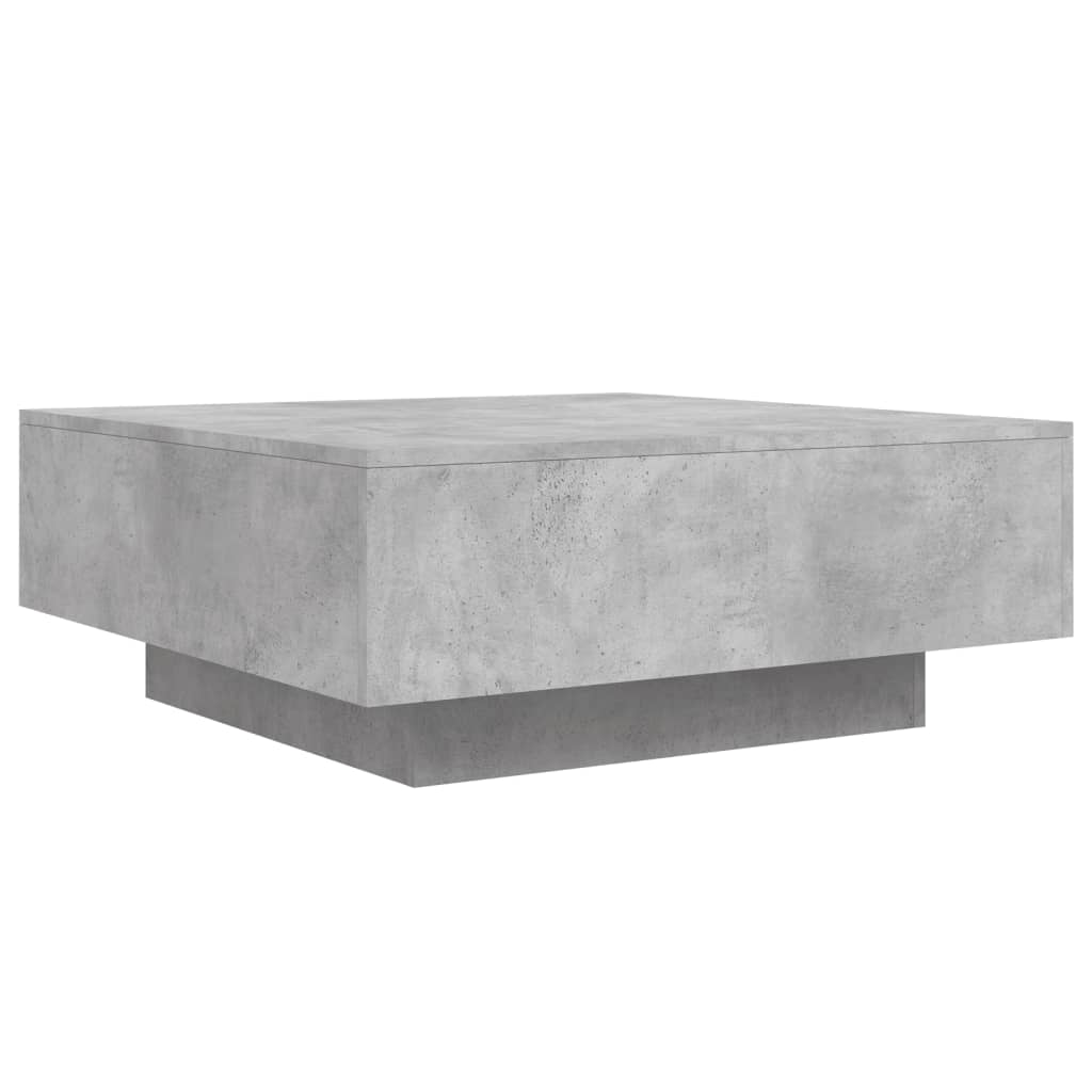 Couchtisch Betongrau 80x80x31 cm Holzwerkstoff