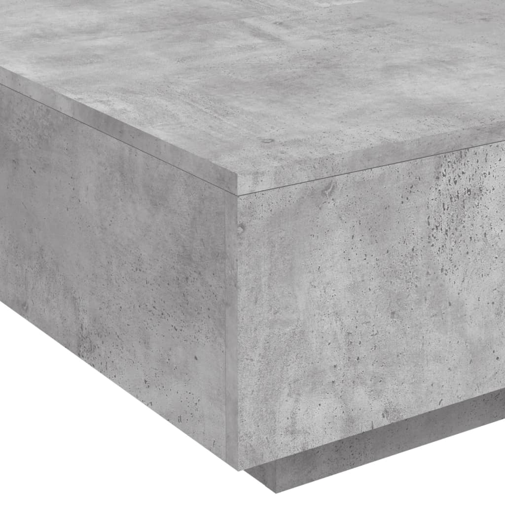 Couchtisch Betongrau 80x80x31 cm Holzwerkstoff