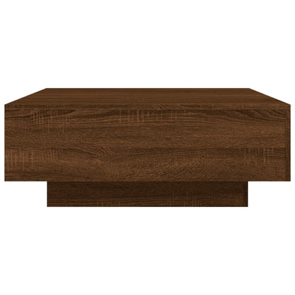 Couchtisch Braun Eichen-Optik 80x80x31 cm Holzwerkstoff