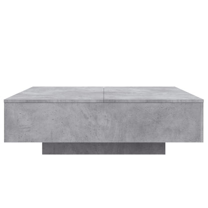 Couchtisch Betongrau 100x100x31 cm Holzwerkstoff