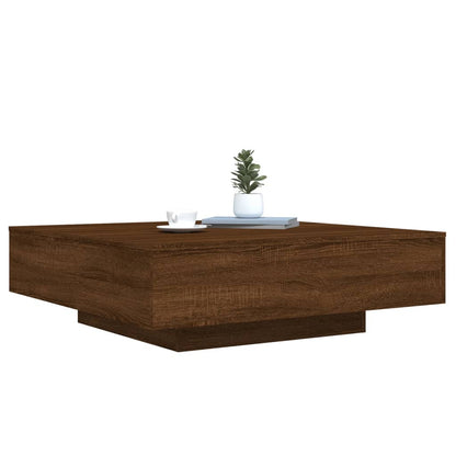 Couchtisch Braun Eichen-Optik 100x100x31 cm Holzwerkstoff