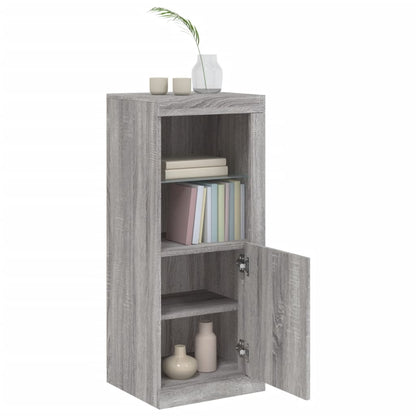 Sideboard mit LED-Leuchten Grau Sonoma 41x37x100 cm