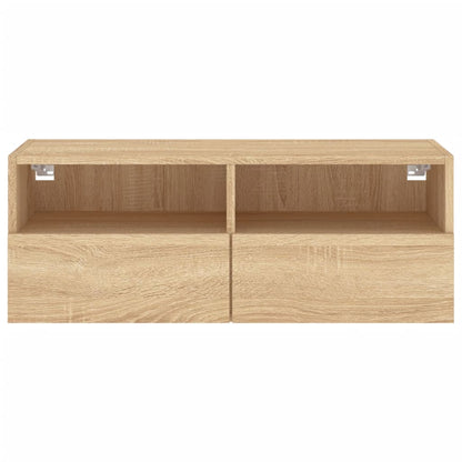 TV-Wandschrank Sonoma-Eiche 80x30x30 cm Holzwerkstoff