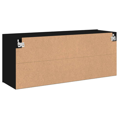 TV-Wandschrank Schwarz 100x30x41 cm