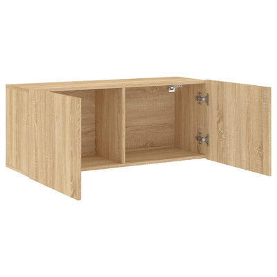 TV-Wandschrank Sonoma-Eiche 100x30x41 cm