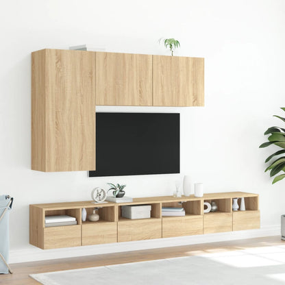 TV-Wandschrank Sonoma-Eiche 100x30x41 cm