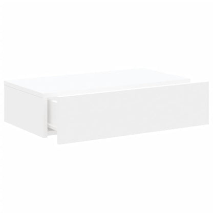 TV-Schrank mit LED-Leuchten Weiß 60x35x15,5 cm