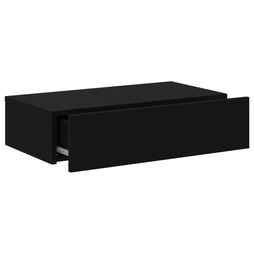 TV-Schrank mit LED-Leuchten Schwarz 60x35x15,5 cm