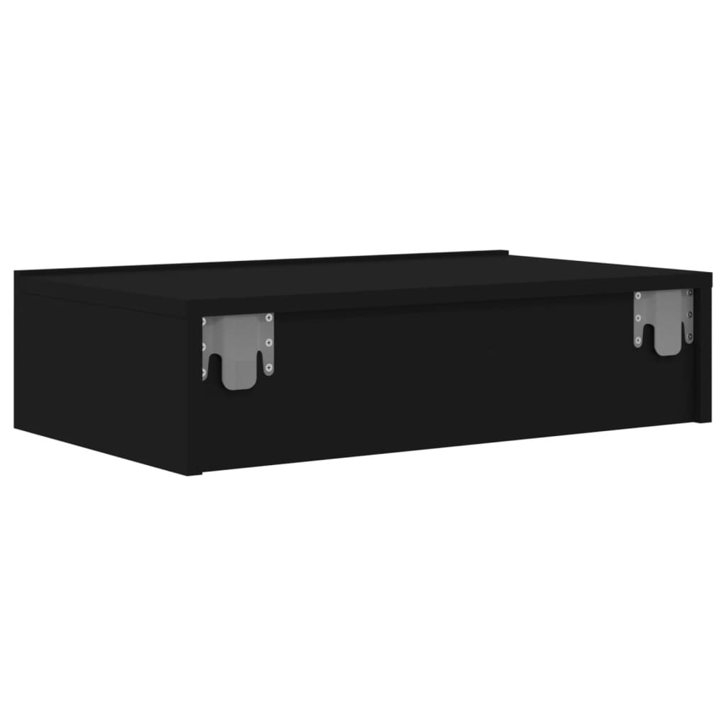 TV-Schrank mit LED-Leuchten Schwarz 60x35x15,5 cm