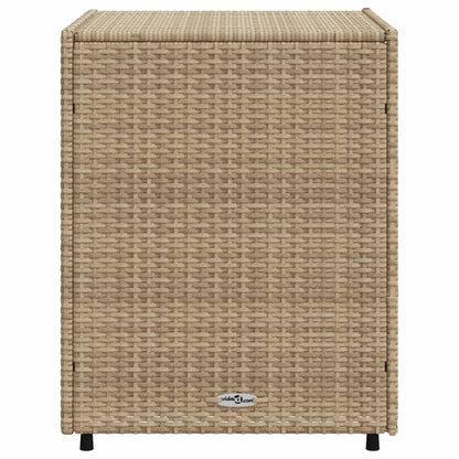 Gartenschrank Beige 55x59x69 cm Poly Rattan