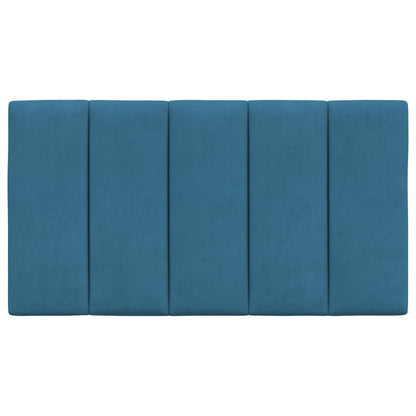 Kopfteil-Kissen Blau 80 cm Samt