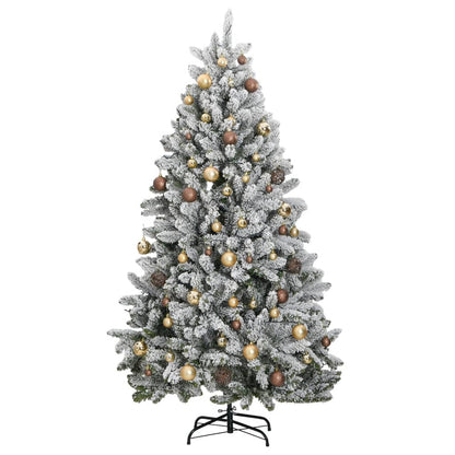 Künstlicher Weihnachtsbaum Klappbar mit Kugeln 300 LEDs 300 cm