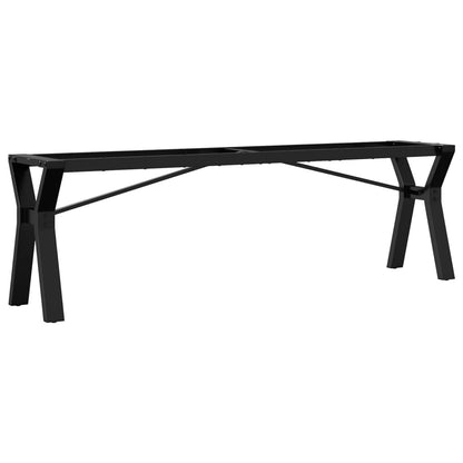 Couchtisch-Gestell in Y-Form 140x30x43 cm Gusseisen