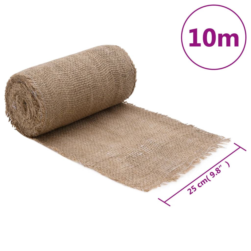 Jutegewebe 0,25x10 m 100% Jute 200 g/m²