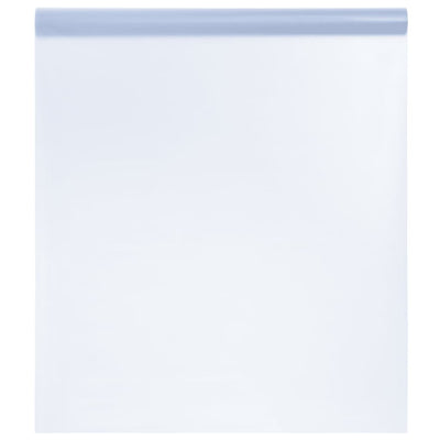 Fensterfolie Statisch Matt Transparent Grau 60x500 cm PVC