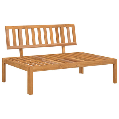 Garten-Mittelsofa aus Paletten Massivholz Akazie