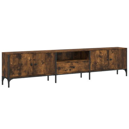 TV-Schrank mit Schublade Räuchereiche 200x25x44cm Holzwerkstoff