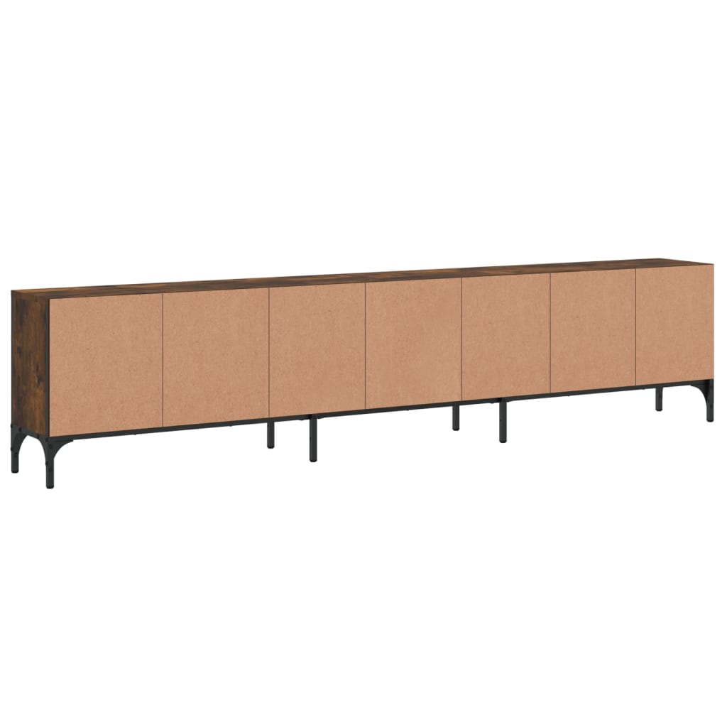 TV-Schrank mit Schublade Räuchereiche 200x25x44cm Holzwerkstoff