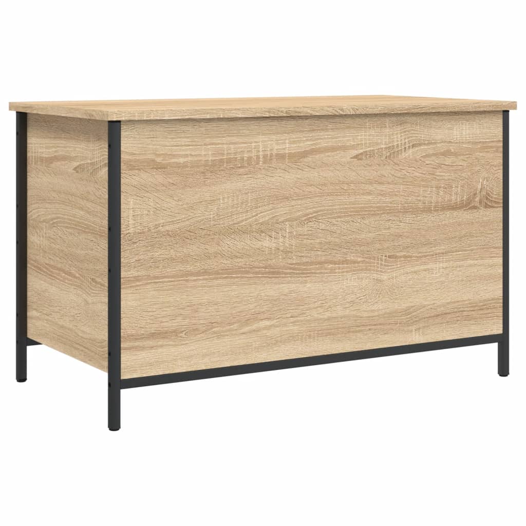 Sitzbank mit Stauraum Sonoma-Eiche 80x42,5x50 cm Holzwerkstoff