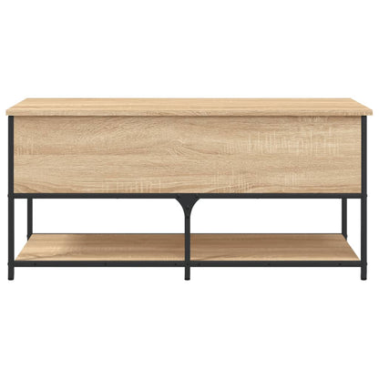 Sitzbank mit Stauraum Sonoma-Eiche 100x42,5x47 cm Holzwerkstoff