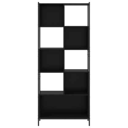 Bücherregal Schwarz 72x28x172 cm Holzwerkstoff