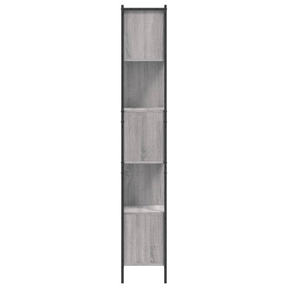 Bücherregal Grau Sonoma 72x28x172 cm Holzwerkstoff