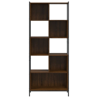 Bücherregal Braun Eichen-Optik 72x28x172 cm Holzwerkstoff