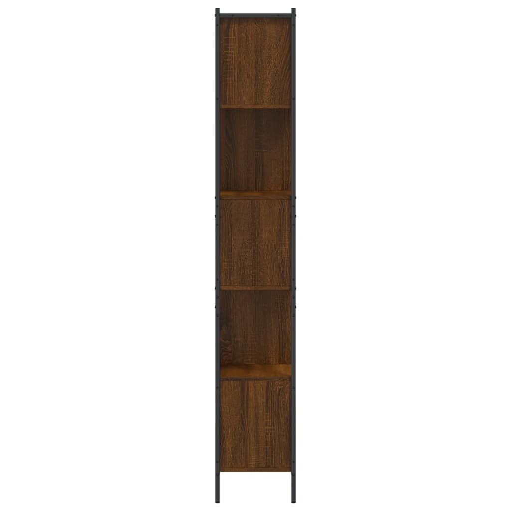 Bücherregal Braun Eichen-Optik 72x28x172 cm Holzwerkstoff