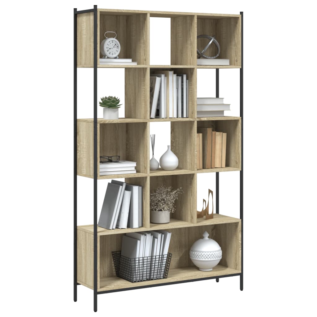 Bücherregal Sonoma-Eiche 102x28x172 cm Holzwerkstoff