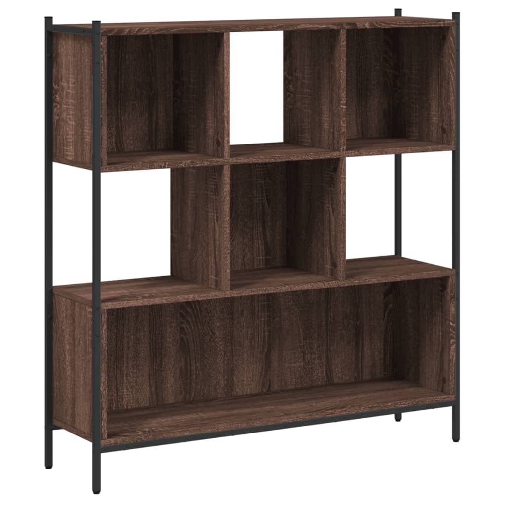 Bücherregal Braun Eichen-Optik 102x28x172 cm Holzwerkstoff