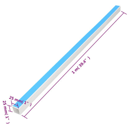 Installationsrohre Selbstklebend 25x25 mm 10 m PVC