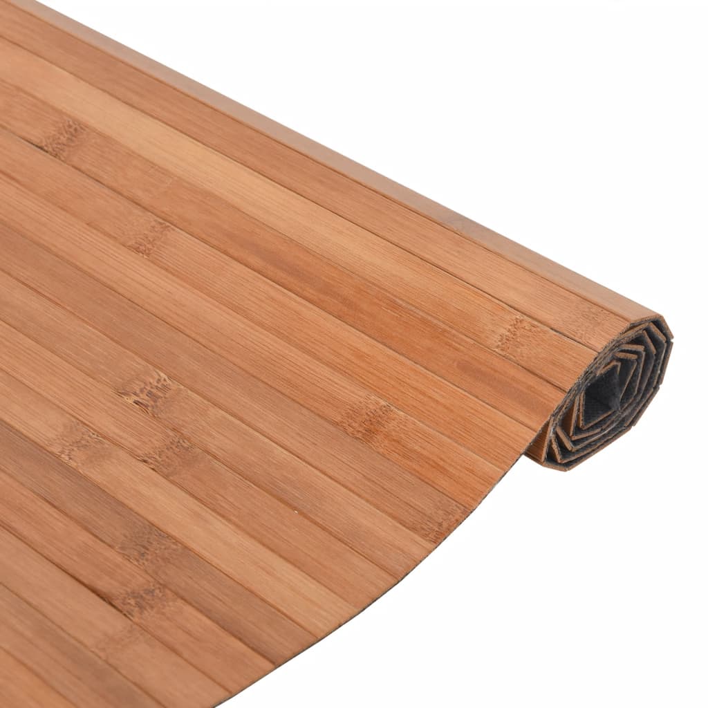 Tappeto rettangolare, finitura naturale, 70x300 cm, bambù