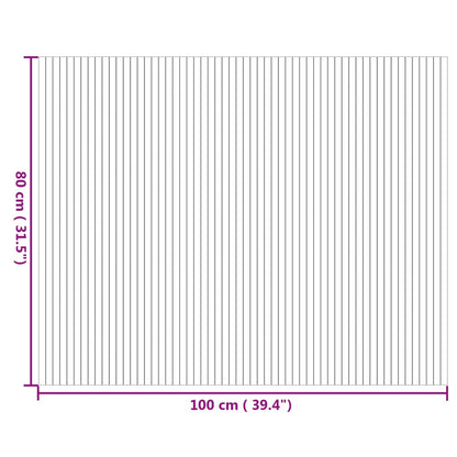 Teppich Rechteckig Natur 80x100 cm Bambus