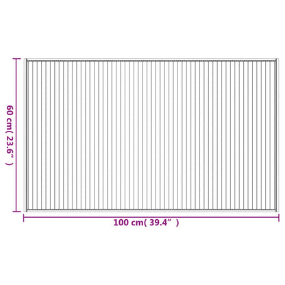 Teppich Rechteckig Schwarz 60x100 cm Bambus