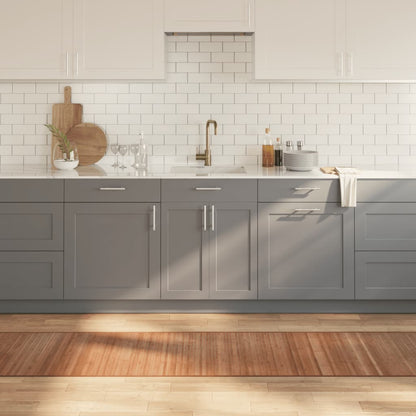 Teppich Rechteckig Natur 60x300 cm Bambus