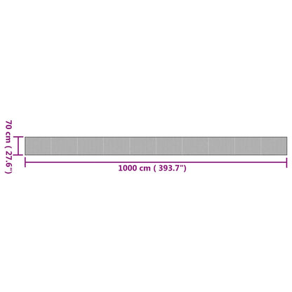 Teppich Rechteckig Natur 70x1000 cm Bambus