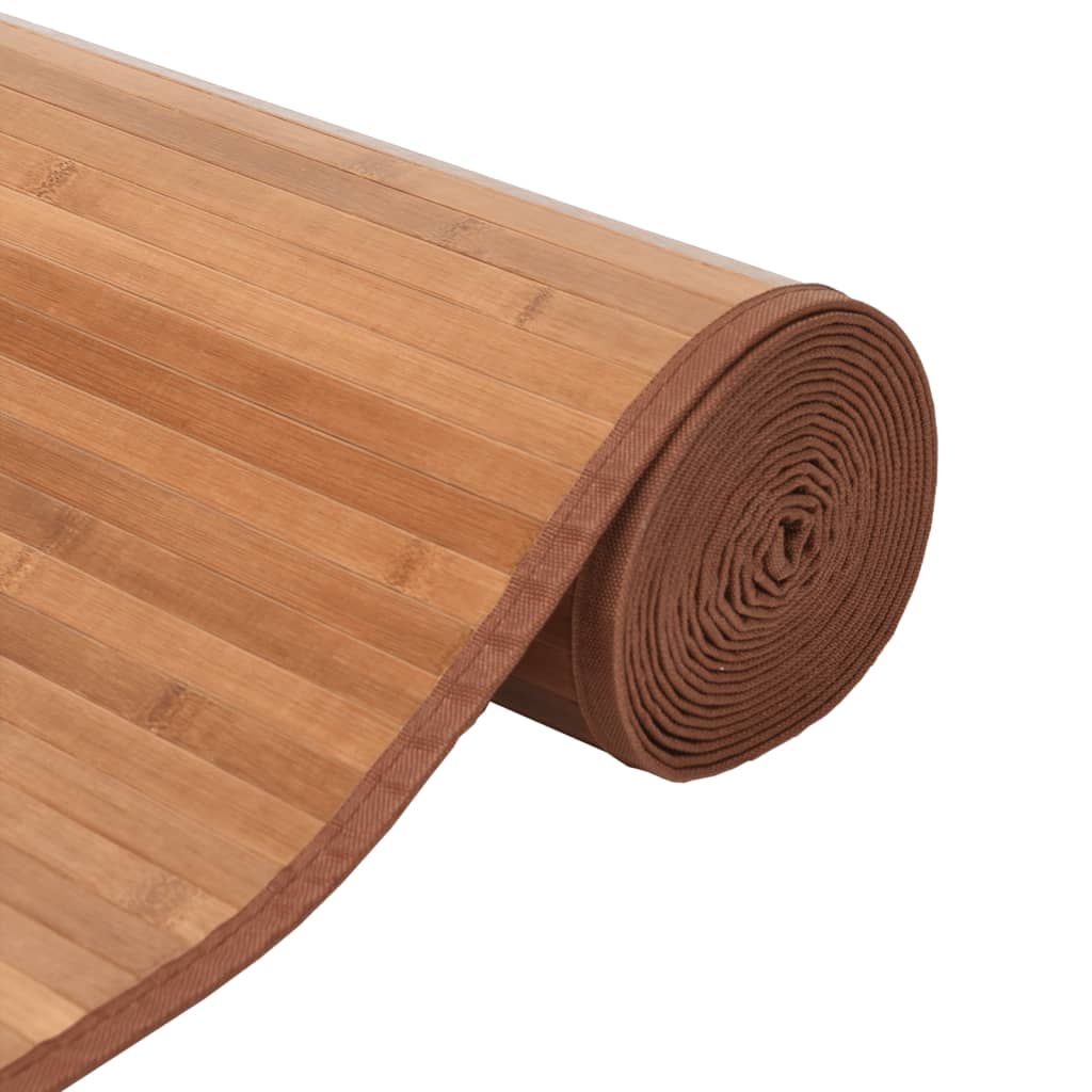 Teppich Rechteckig Natur 80x200 cm Bambus