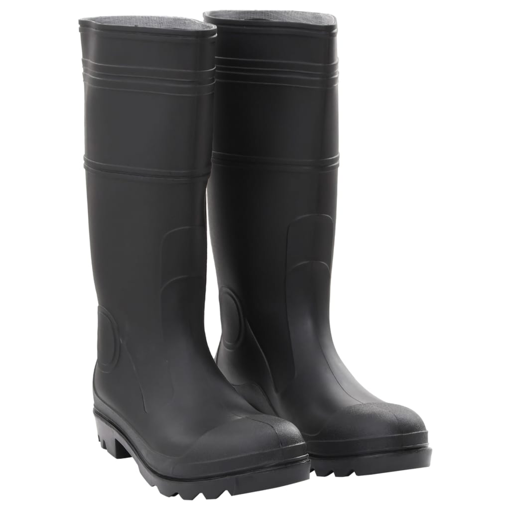 Gummistiefel Schwarz Größe 45 PVC