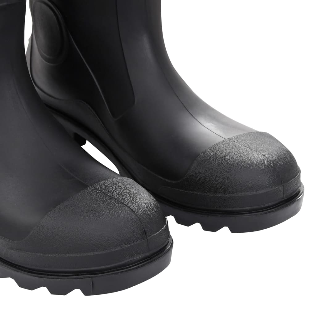 Gummistiefel Schwarz Größe 45 PVC