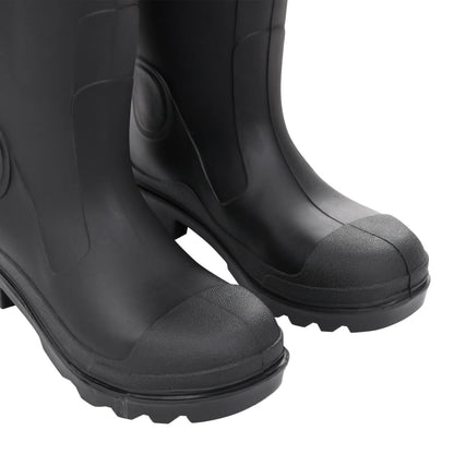 Gummistiefel mit Herausnehmbarem Innenfutter Schwarz Gr. 40 PVC