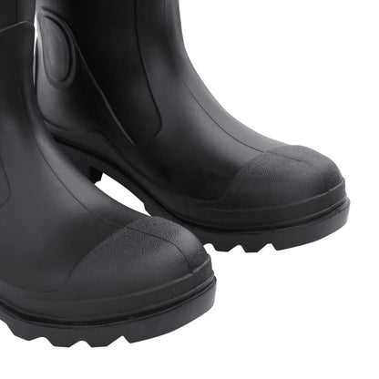 Gummistiefel mit Herausnehmbarem Innenfutter Schwarz Gr. 43 PVC