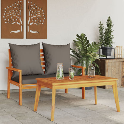 Gartensofa-Set mit Kissen Massivholz Akazie