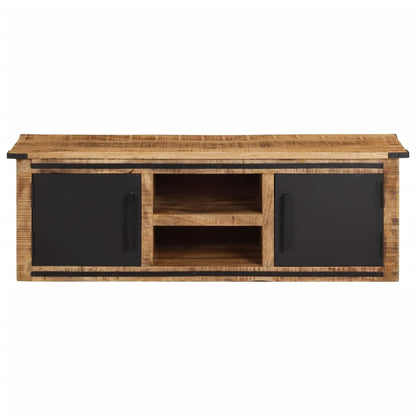 TV-Schrank mit Türen 105x35x36 cm Massivholz Mango