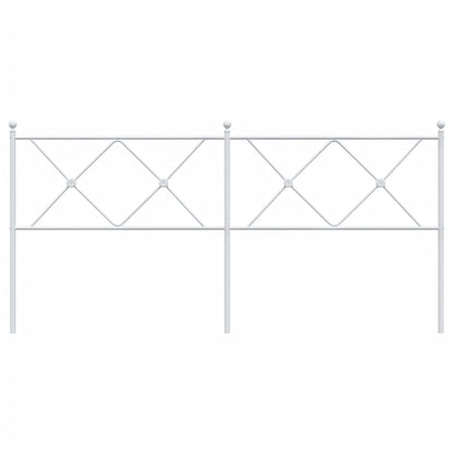 Kopfteil Metall Weiß 180 cm