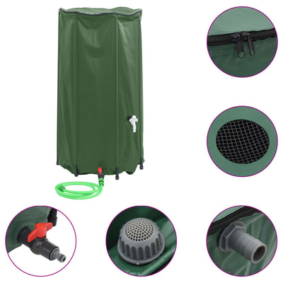 Wassertank mit Wasserhahn Faltbar 100 L PVC