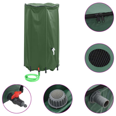 Wassertank mit Wasserhahn Faltbar 380 L PVC