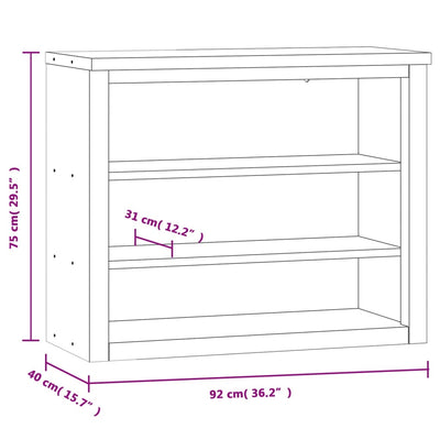 Küchen-Wandschrank mit Ablagen Edelstahl